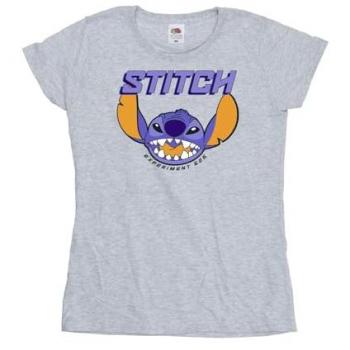 Lilo & Stitch Women's 2XL Purple Cotton T‑Shirt (Grey)