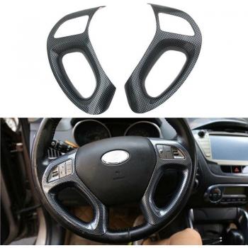 Carbon-Lenkradabdeckung für Hyundai IX35, 2 Stück