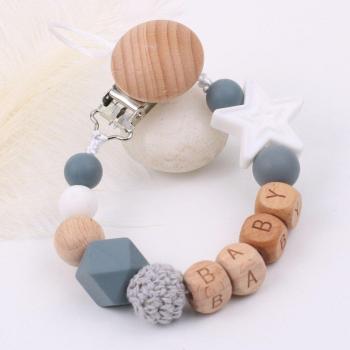 Veilige Tandjesketting met Fopspeen Clip