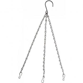 40cm Planter Basket Hanger with 3-Point Chain for Flowers