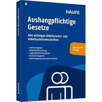 Aushangpflichtige Gesetze