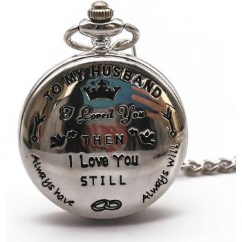 Reloj de Bolsillo con Cadena para Esposo