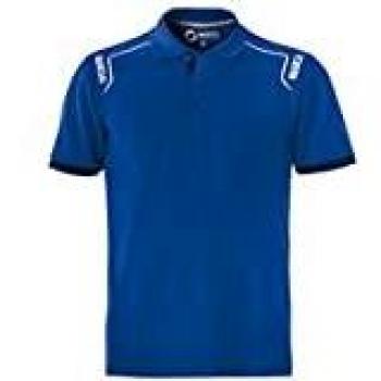 Polo Sparco Teamwork Tech Stretch Azzurra Taglia M