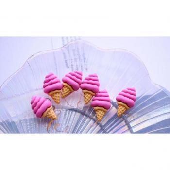 20pcs/lot Kawaii Ice Cream Doughnut Resin Flatback Cabochons