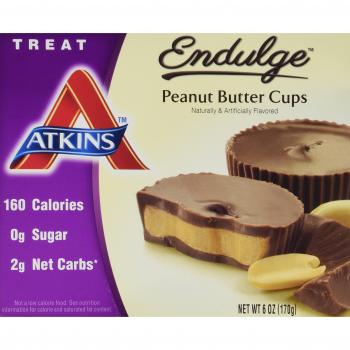 Atkins Endulge Peanut Butter Cups – 170 g, No Added Sugar, Carb‑Conscious