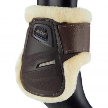 L‑Size Brown Hybrid Fetlock Boot (Fleece)