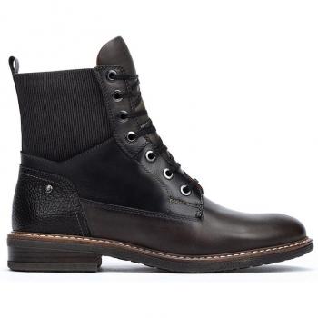 Pikolinos Aldaya W8J Leather Flat Boots for Women