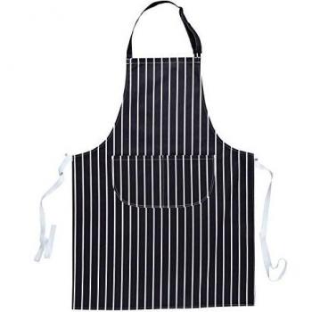 Portwest Butchers Pocket Apron Navy/White One Size