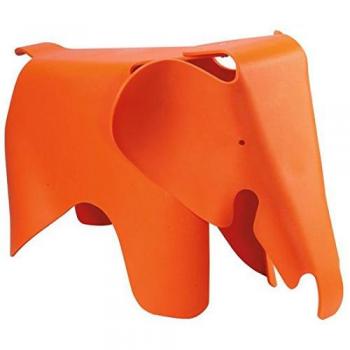 Sedia Infantile Elefante Lo+DeModa in Polipropilene Arancione 39x71x4,8 cm