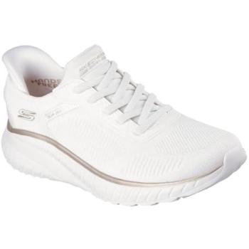 BOBS Sport Squad Chaos Slip‑On – Machine Washable, White/Gold