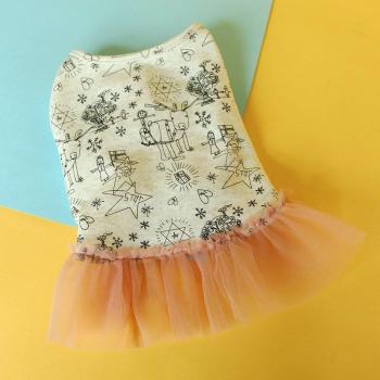 Robe pour chiens petits et moyens en graffiti