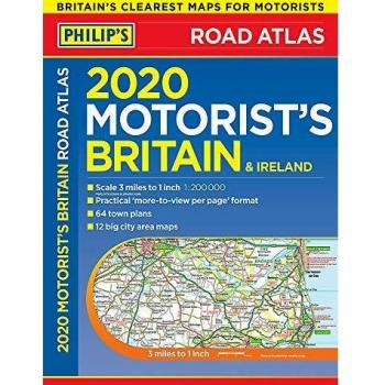 2020 Philip's Motorist's Road Atlas Britain and Ireland: