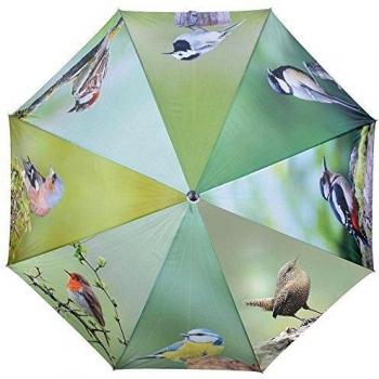 Parapluie Diamètre 120 cm et Hauteur 95 cm avec Illustration d'Oiseaux