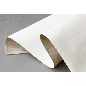 Smooth Linen Blend Canvas Roll 28cm x 5m 330gsm/400gsm