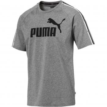 T-shirt Puma Tape Logo, Gris (Medium Gray Heather)