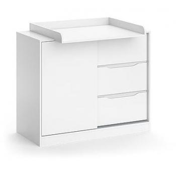 Vicco Wickelkommode Ruben 113 x 93 cm, Weiß mit Wickelauflage