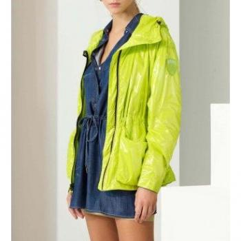 Cortavientos Blauer Giubbini Corti Foderat Mujer