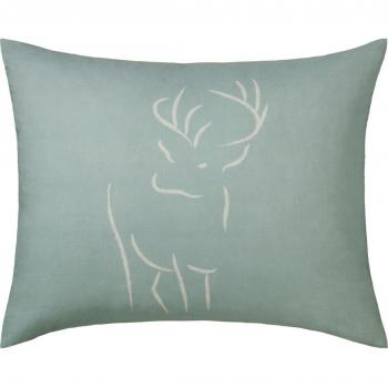 Cuscino Hirschegg ERWIN M. Federa 70x90 cm salvia/beige