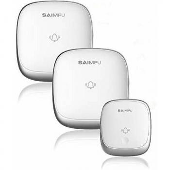 Saimpu Waterproof Push‑Button Chime Kit