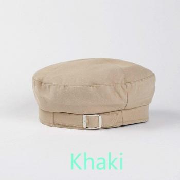 Women's Black Octagonal Summer Beret