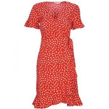 ONLY Sommerkleid Olivia (1-tlg) mit Wickeldesign