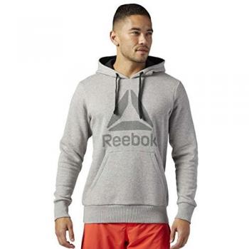 Sweat-shirt à capuche Reebok Gris/Noir pour adultes