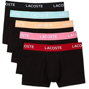 Lacoste Boxer Breve Uomo Nero Taglia S