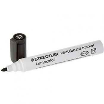 Staedtler 351-9 Lumocolor Whiteboardmarker, 2mm, Rundspitze, schwarz