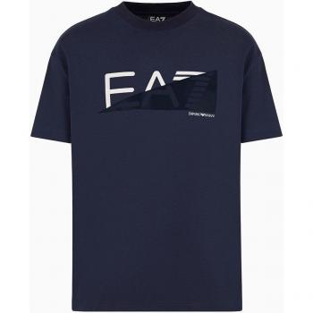 EA7 T-Shirt mit Grafiklogo in Marine