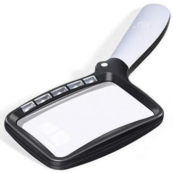 Kaome High‑Definition Fold‑Out Magnifying Lens with Dual Brightness Modes