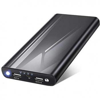 BINKE Tragbare Batterie 26800 mAh – Dual‑USB LED‑Powerbank