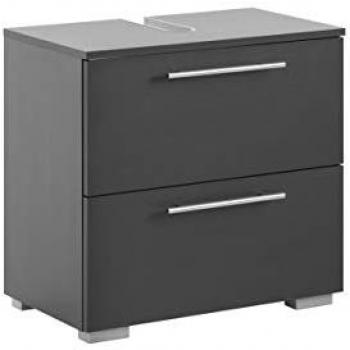 Waschbeckenunterschrank Carlos, anthrazit, 60 cm breit
