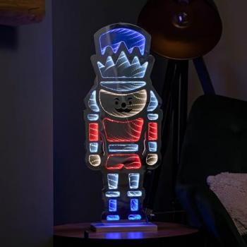 60cm Standing Nutcracker with LED Lights