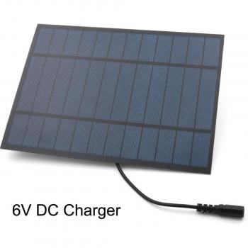 Módulo de Célula Solar 6V con Conector DC 5.5*2.1
