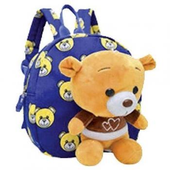 Mochila de Peluche para Niños, 23 x 28 x 9 cm, Suave