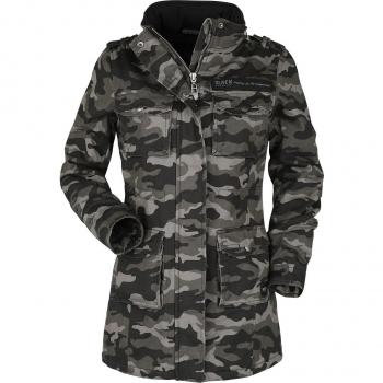 Veste de combat d’hiver Black Premium – Femmes, tailles S à XL, teinte camouflage foncé