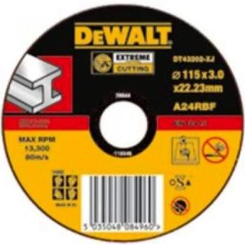Dewalt Modelo DT43201‑XJ Disco de Corte Metal Plano 115x1,7x22,2 mm (Extremo)