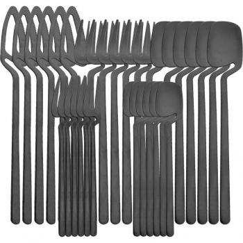 Conjunto de Cuchillos, Tenedores y Vasos para Pasteles