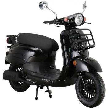 Mofaroller Adria 50 ccm, Euro 5, schwarz, von Alpha Motors