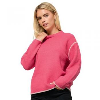 Pull M & Co petites tailles avec passepoils
