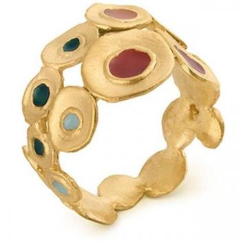 Anillo dorado de la colección Favorita Colors para mujer de Joidart