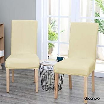 LuxeSeat Pair – Washable Silver Velvet, Beige