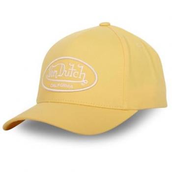 Casquette baseball unisexe Von Dutch Lof jaune