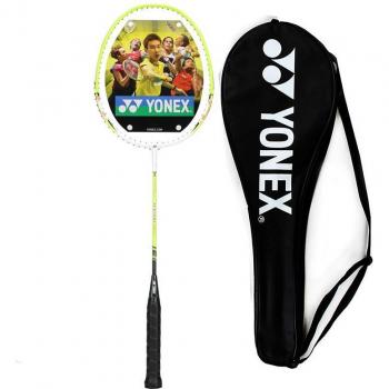 Raquette de badminton Yonex B6500 Débutant – finition élégante, corde YYY, sac intégré