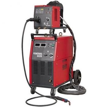 Sealey POWERMIG6025S Professional MIG Welder 250Amp 415V 3ph with Binzel Euro Torch & Portable Wire Drive