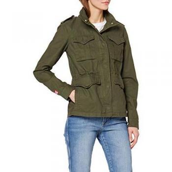 CNY Rookie Shacket Superdry Chaqueta Verde Khaki 03o L Mujer