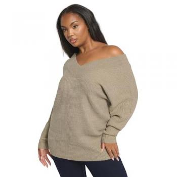 Pull V Décolleté Double Yours Curve