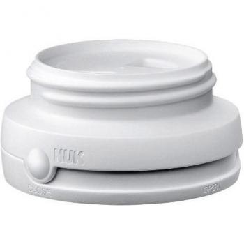 NUK 10256138 Flaschendeckel mit Drehverschluss – BPA‑frei, auslaufsicher, 1 Stück, weiß