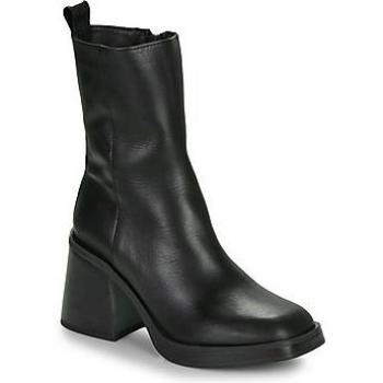 Nightfall Black Ultra‑Low Ankle Boots