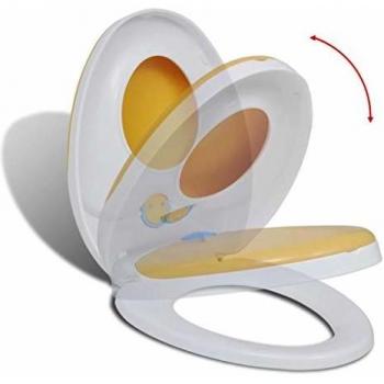 Soft-close Toilet Seat White Yellow